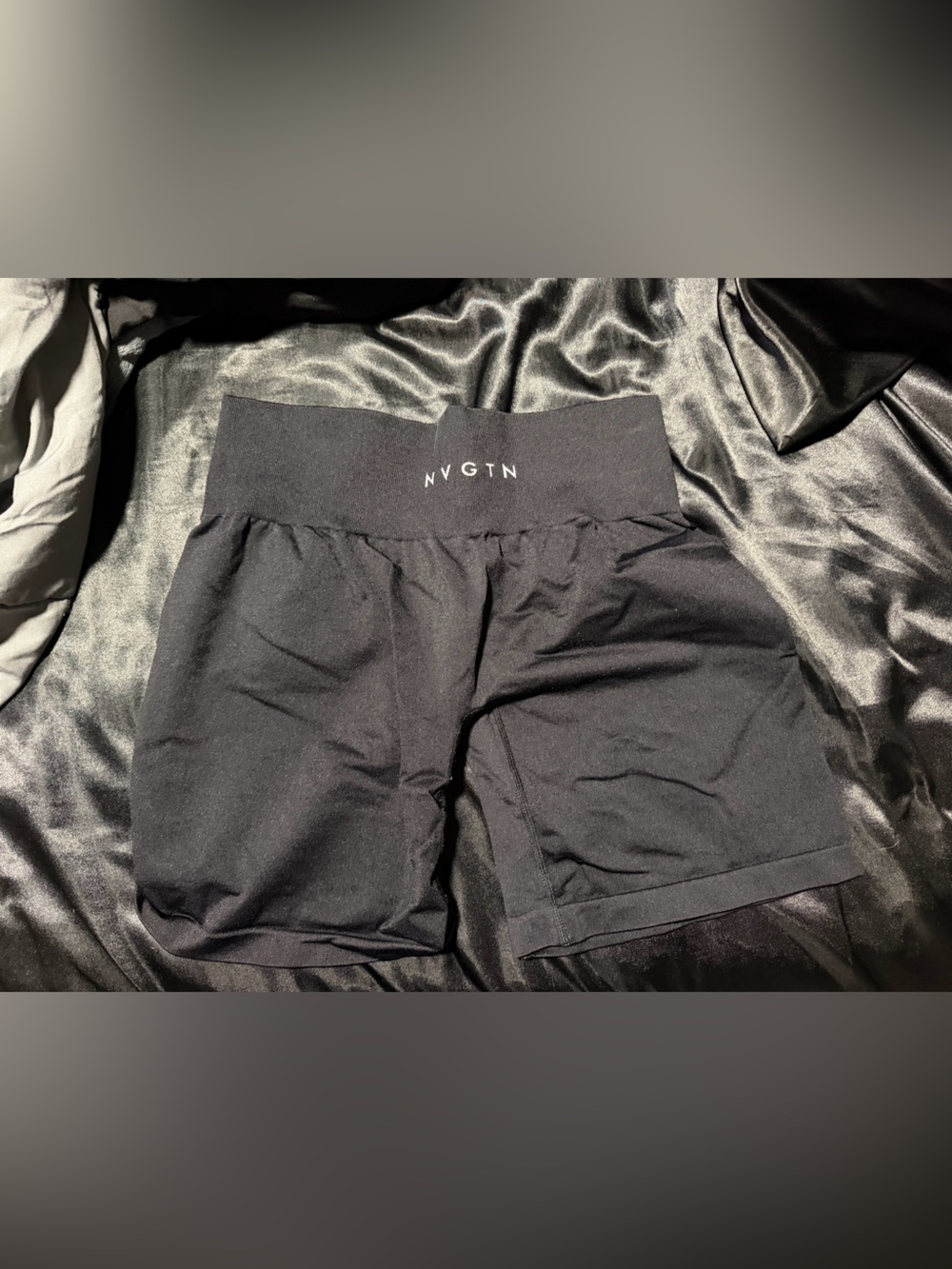 NVGTN Black Athletic Womens Shorts